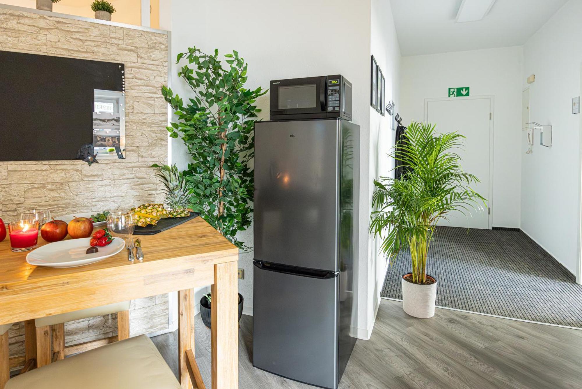 Appartement Luxus City Apartment Sauna Balkon Kueche Zentral Rostock